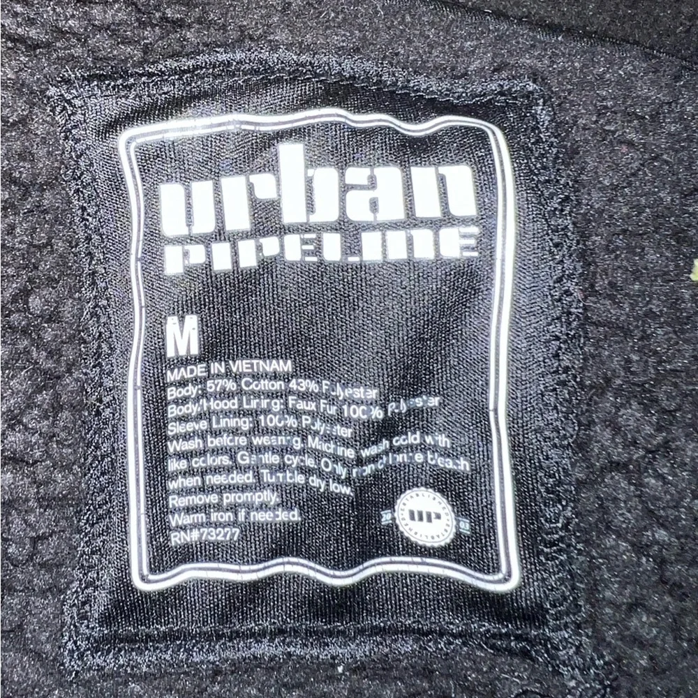 Urban pipeline- Zip up hooded jacket